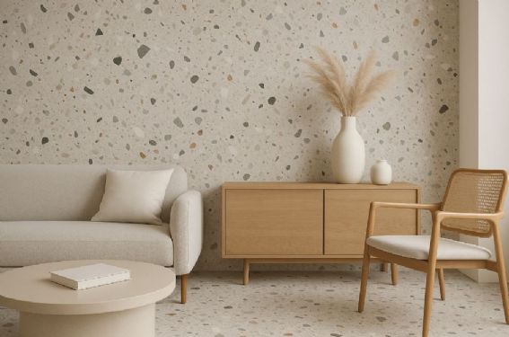 水磨石色彩學：骨料大小、色粒配比與風格搭配